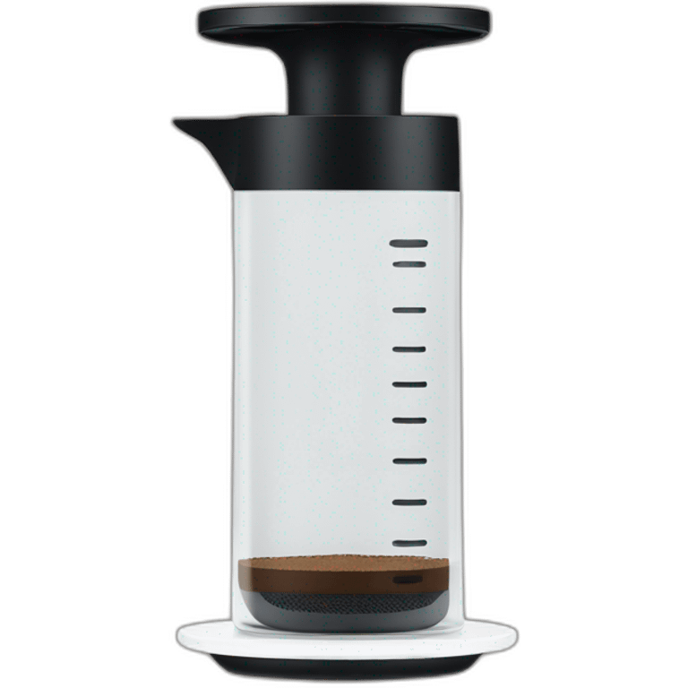 Aeropress with nike logo emoji