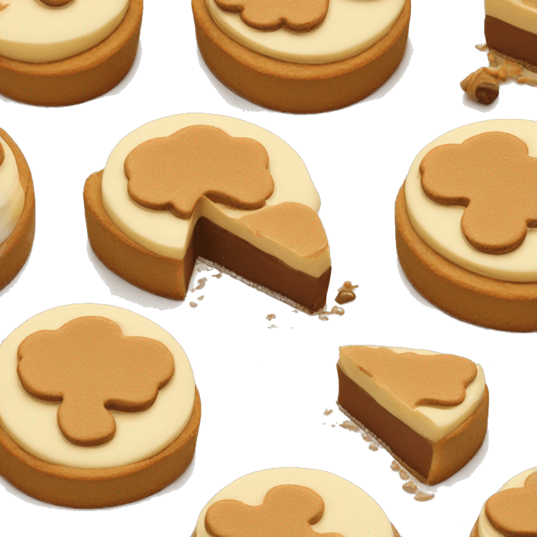 Cookie Butter Cheesecake emoji