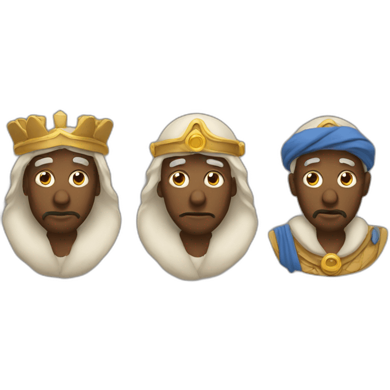 three wise men emoji