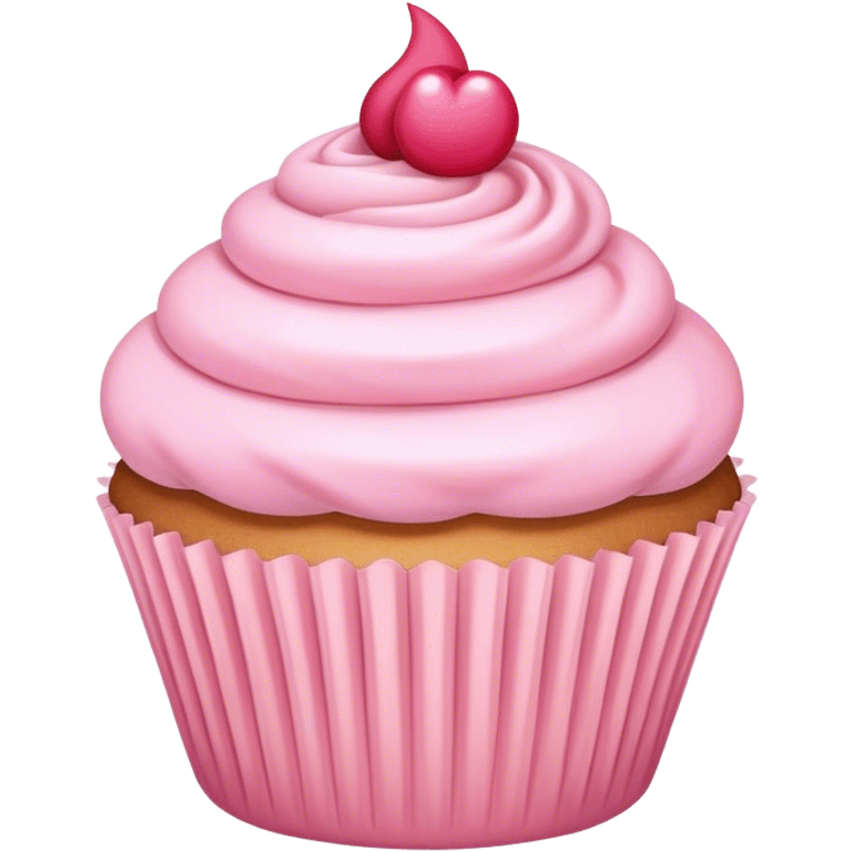 pastel pink cupcake emoji