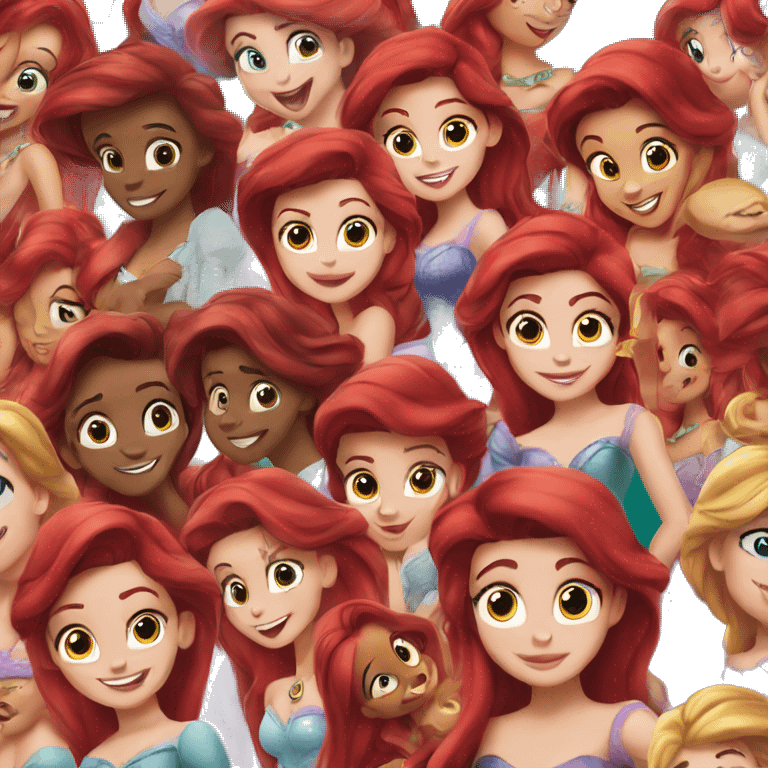 Princesse Ariel Disney emoji