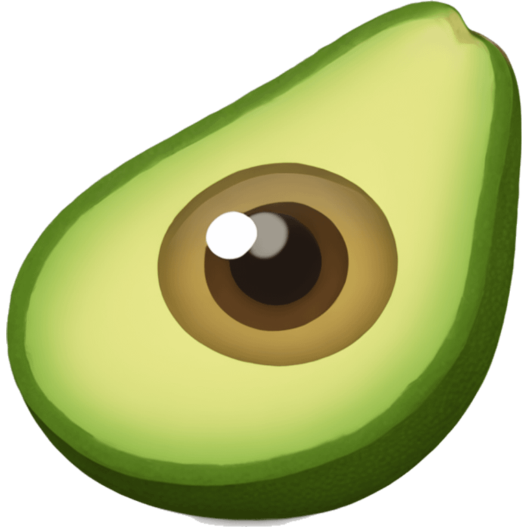 Avocado with hearty eye emoji