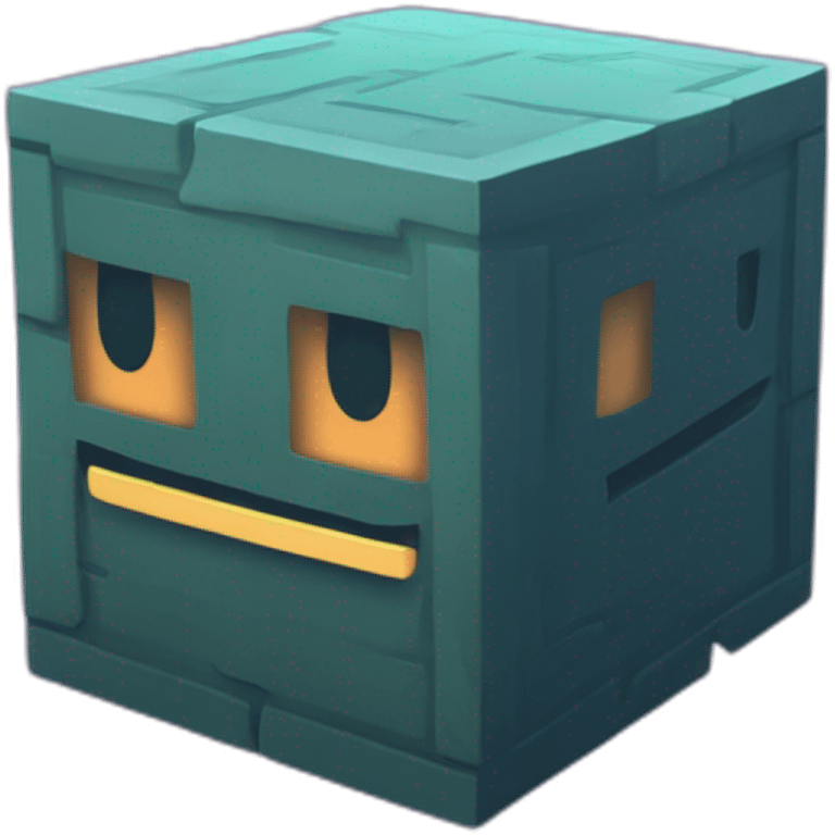 Geometry dash cube emoji