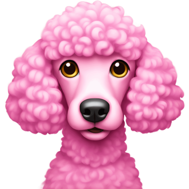 pink poodle emoji