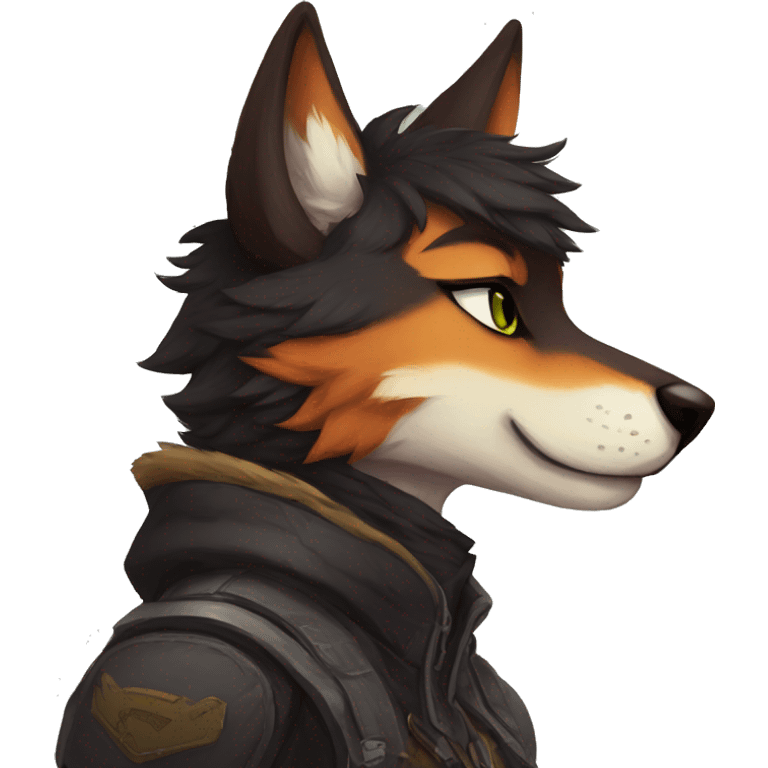 Edgy anthro furry by Falvie, LiLaiRa, AngieWolf emoji