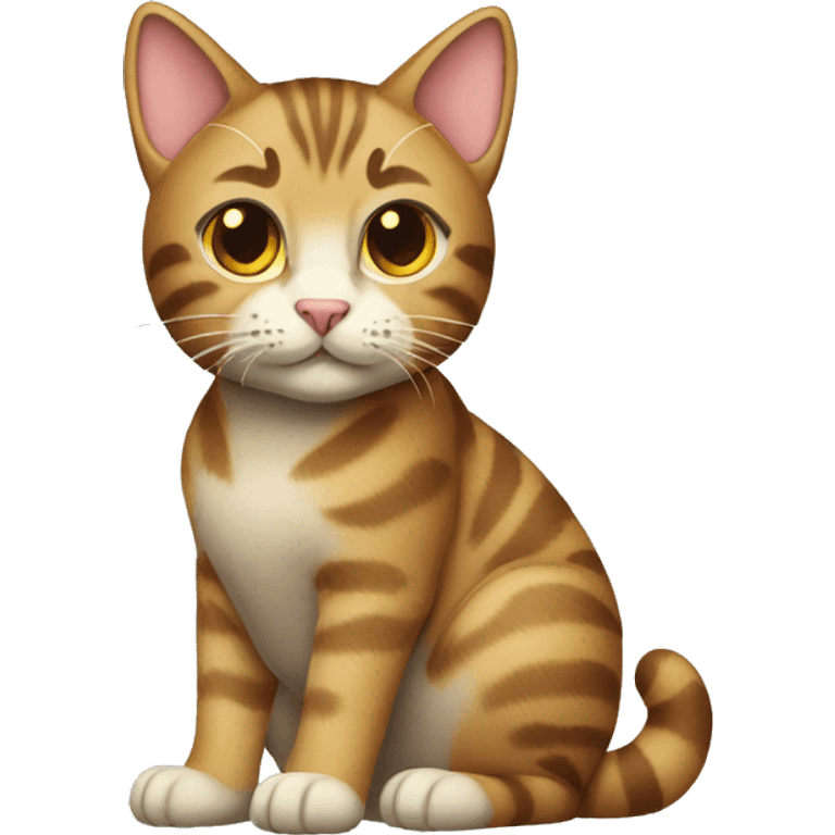 Tabby Cat Full Body emoji