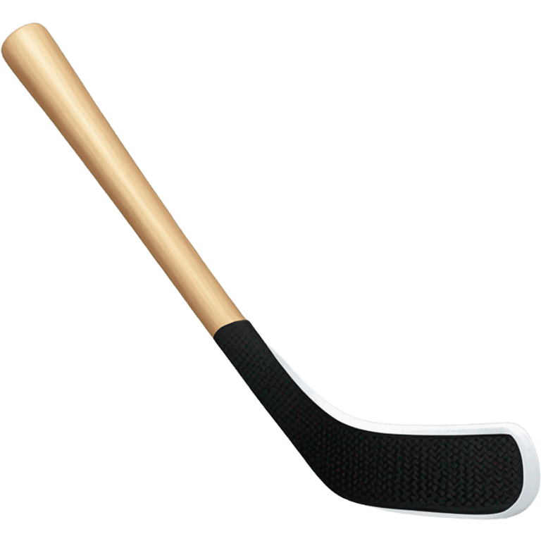 ice hockey stick and puck emoji