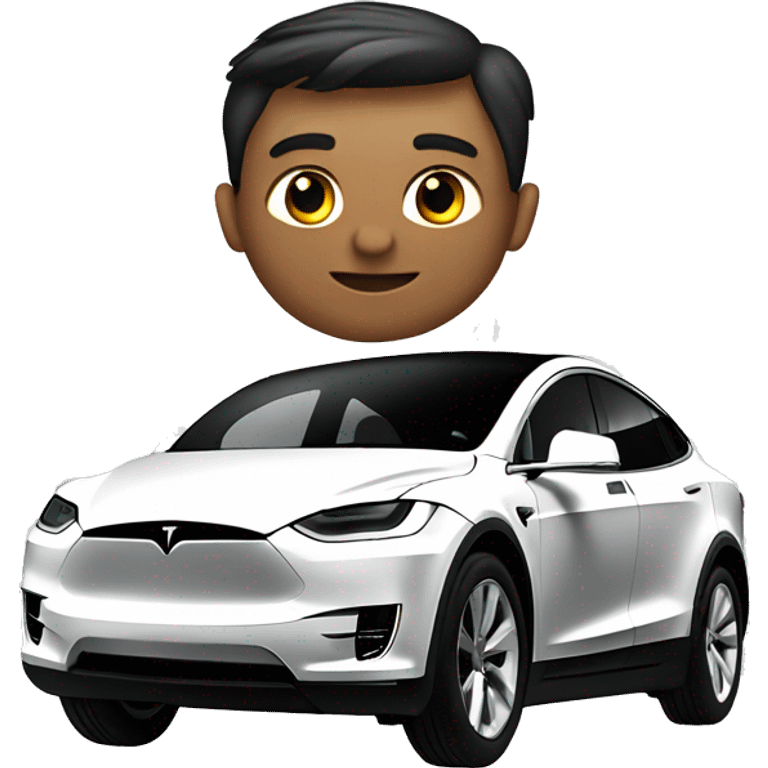 Self driving tesla emoji