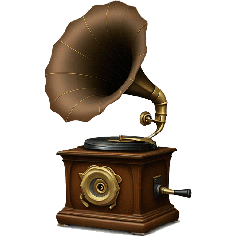 vintage gramophone  emoji