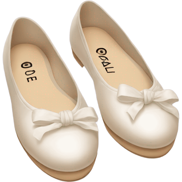 Chanel ballet flats emoji