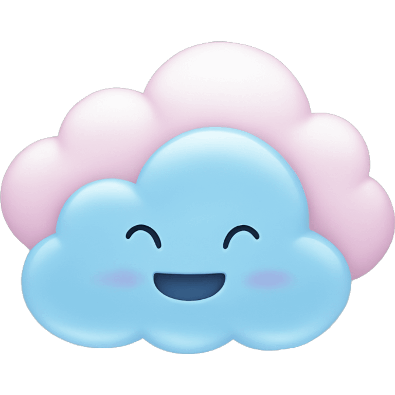 pastel blue cloud emoji