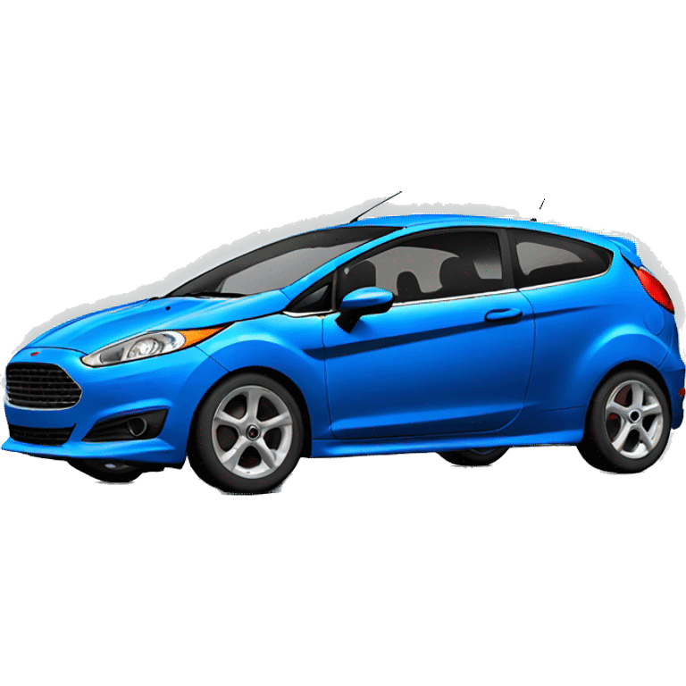 Blue ford fiesta mk7 emoji