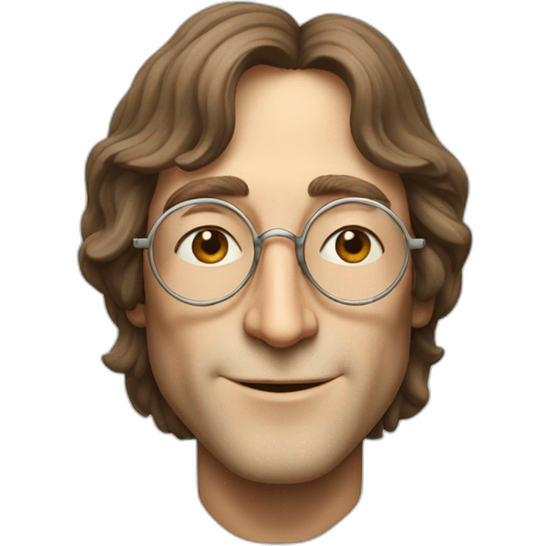 john lennon giving a peace sign emoji