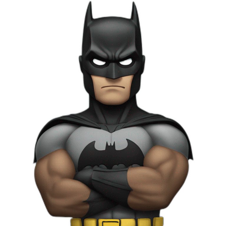 Batman with biceps emoji