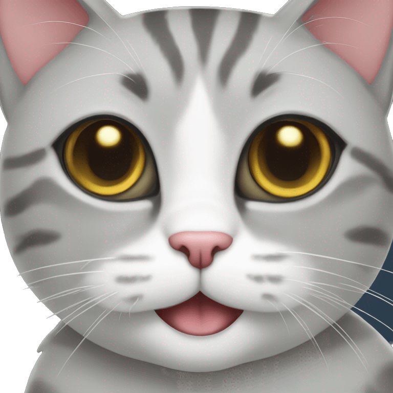 British cat smiling emoji