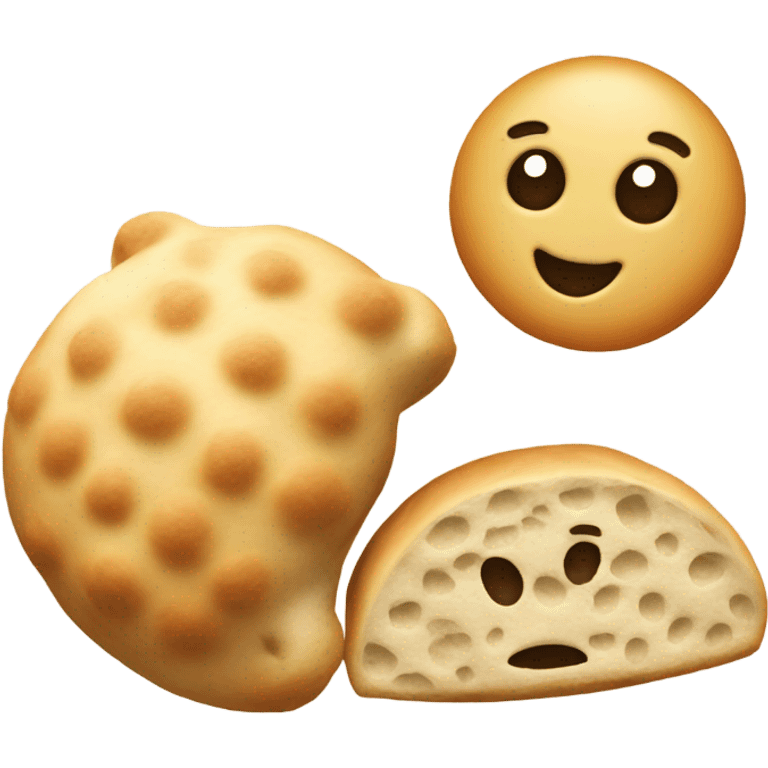 Dough and a rolling pinemoj emoji