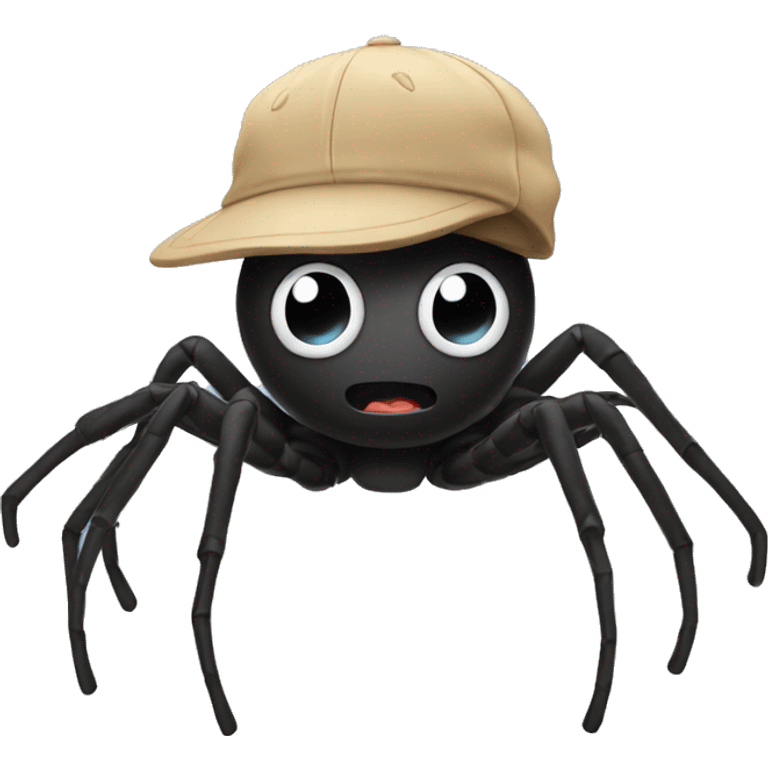 spider in a cap emoji