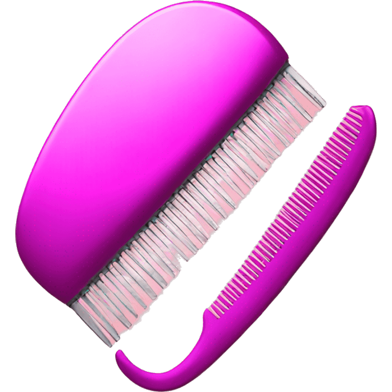 comb for hair pink emoji