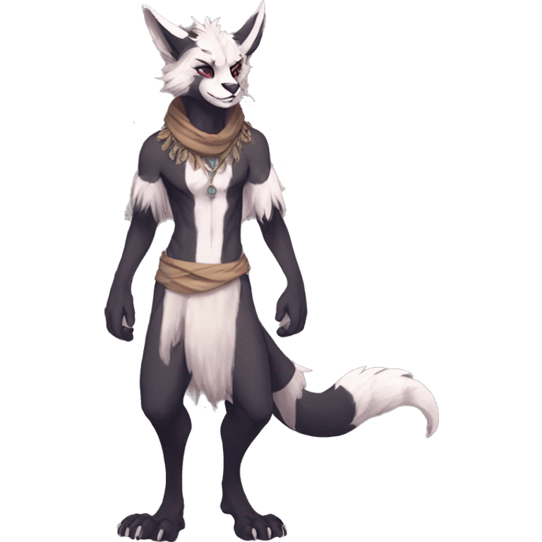 anthro vernid full body fursona by LiLaira emoji