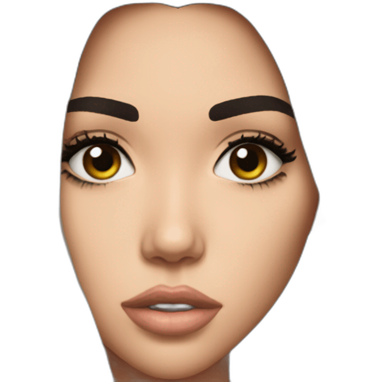 madison beer with intense gaze emoji