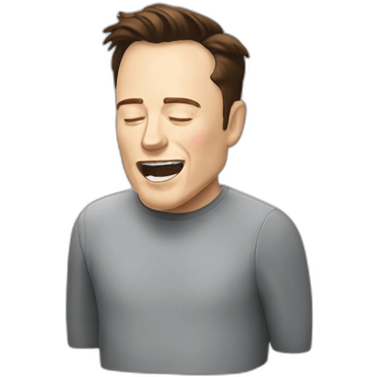 Elon Musk qui dort emoji