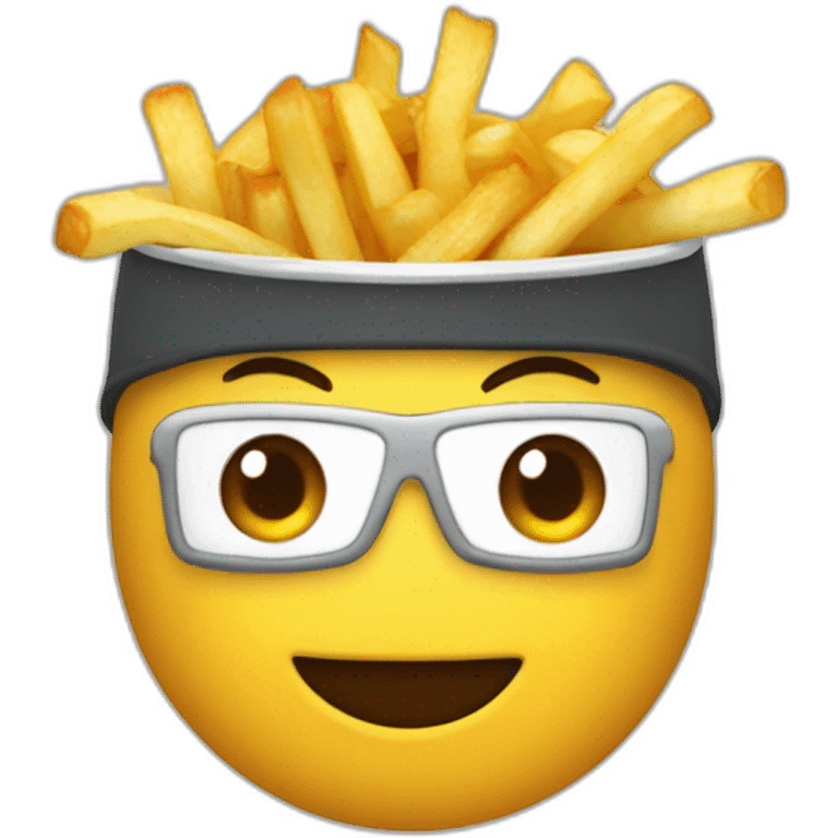 frites controleuse à la sncf emoji