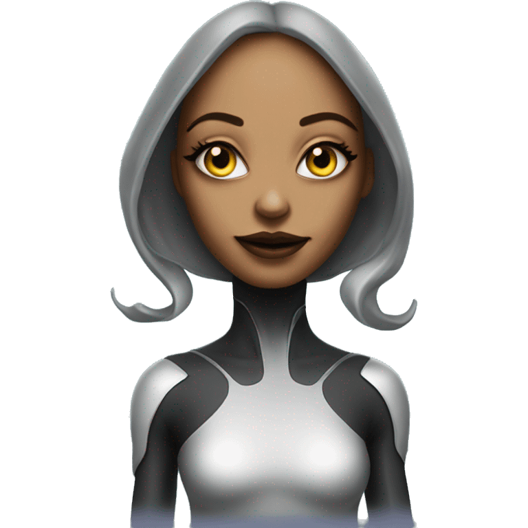 female diva alien high vibrational emoji