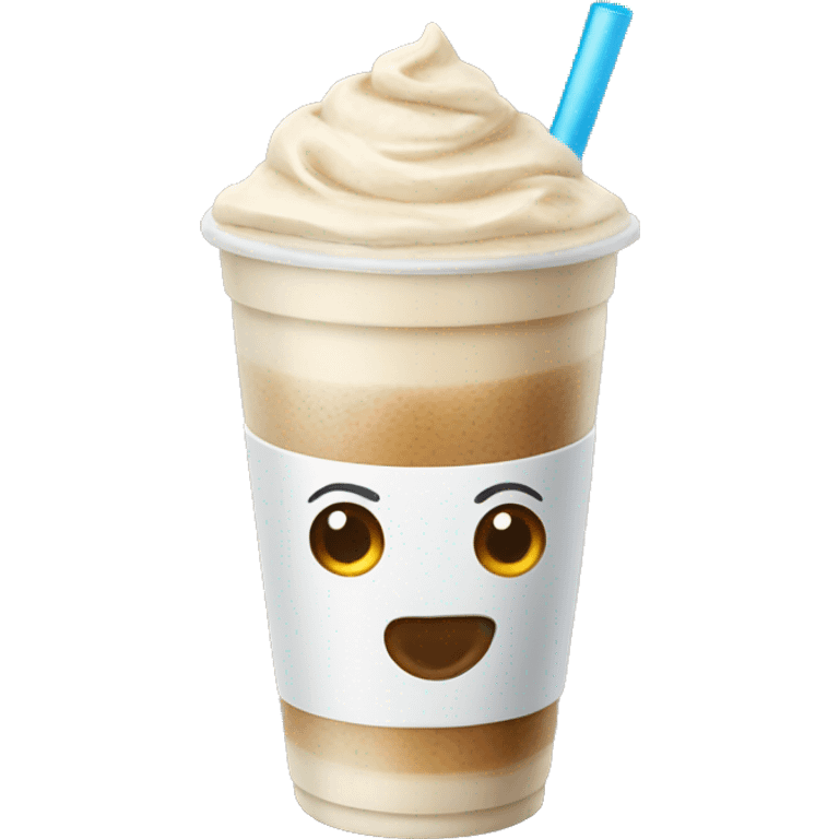 Ice latte emoji