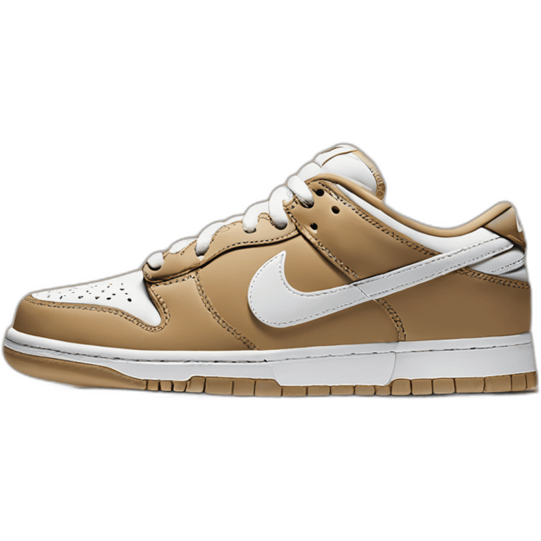 all tan nike dunk low horizontal emoji