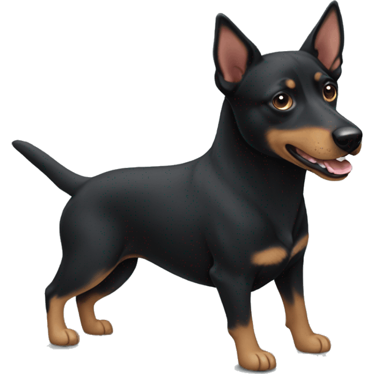 Australian Kelpie and black labrador mix emoji