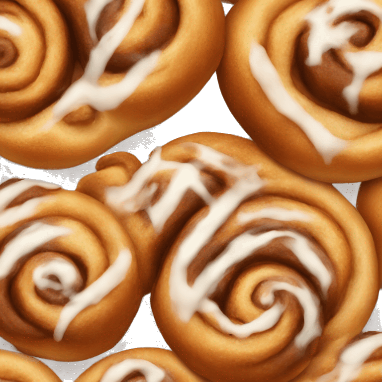 One cinnamon bun emoji