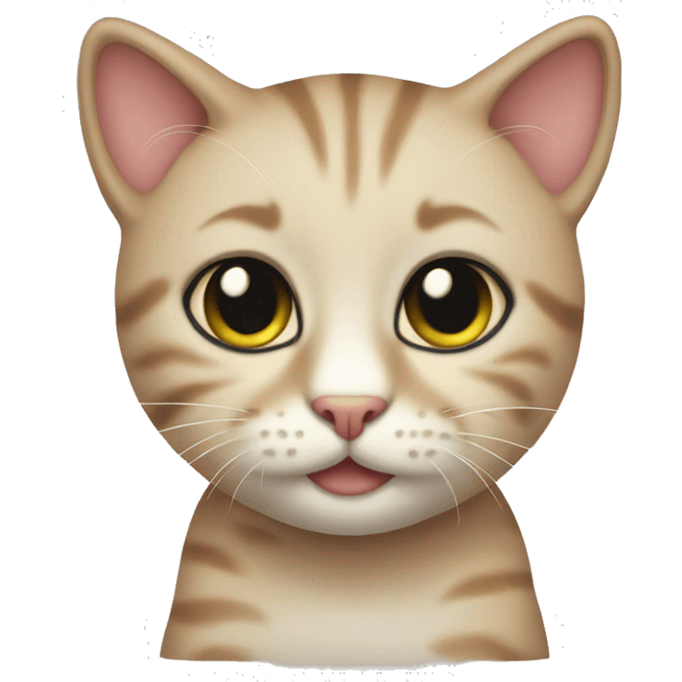 Cute little cat emoji