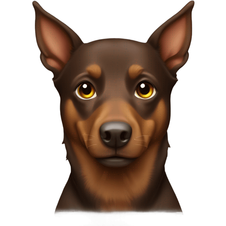 Brown Australian kelpie emoji