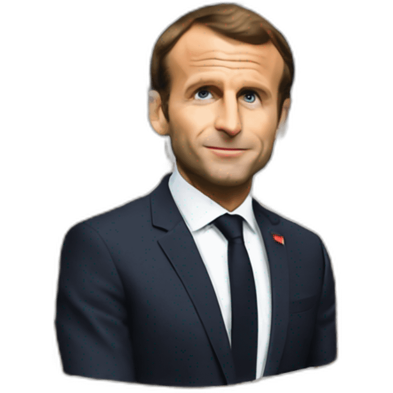 Macron qui dit non emoji