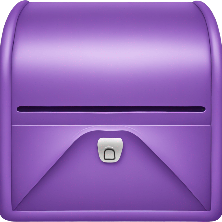 purple mailbox emoji