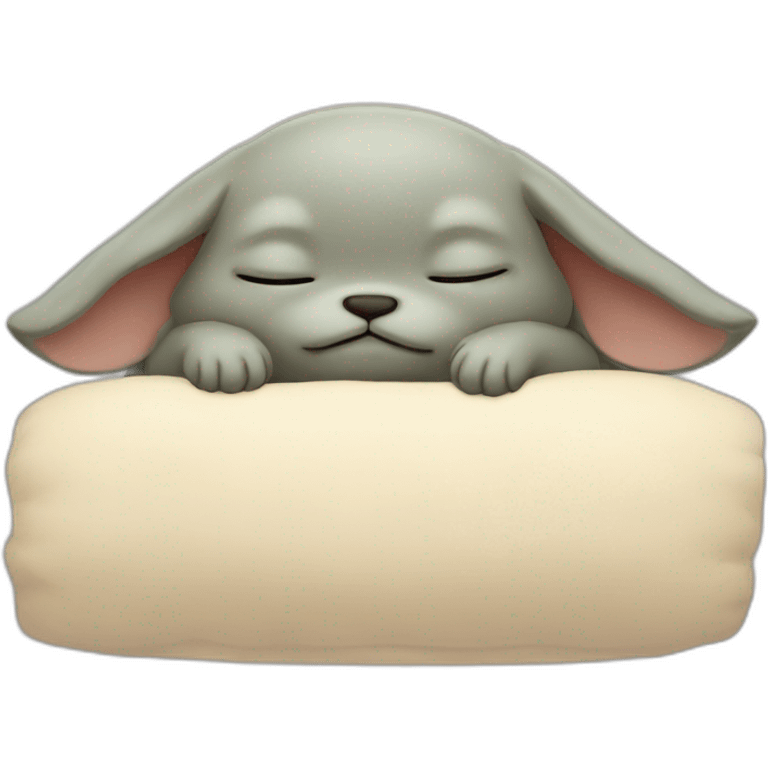 Grogu sleeping emoji