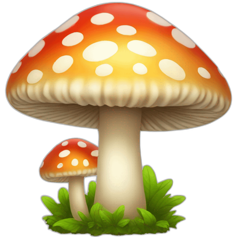 vibrant mushroom emoji