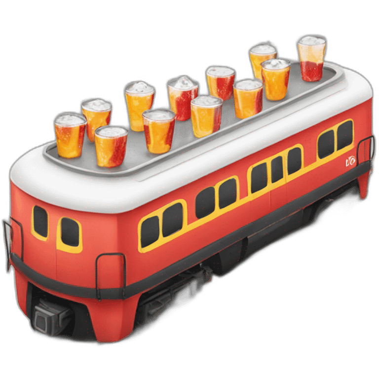 train filled with soda emoji