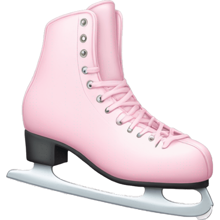 pastel pink ice skates emoji