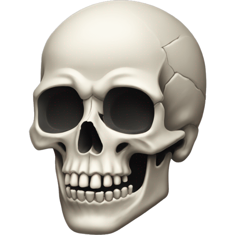 skull shoqué emoji