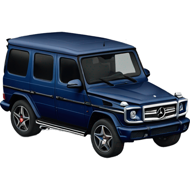 Navy blue Mercedes g wagon  emoji