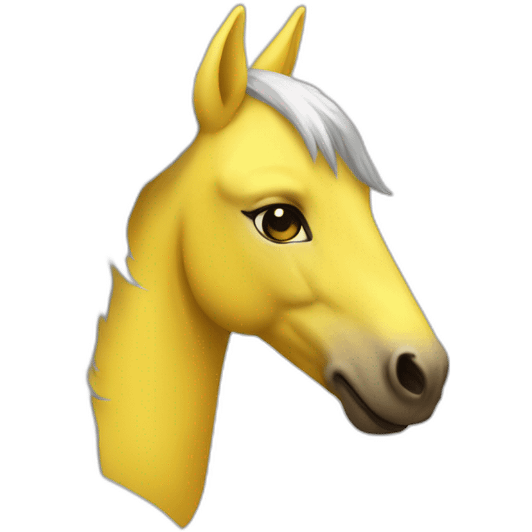 Licorne yellow emoji