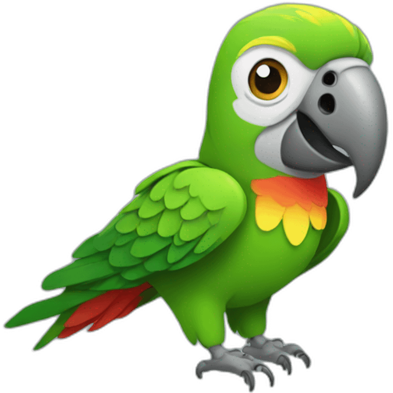 parrot in keyboard emoji