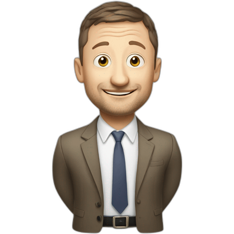 Tim Robinson saying hello emoji