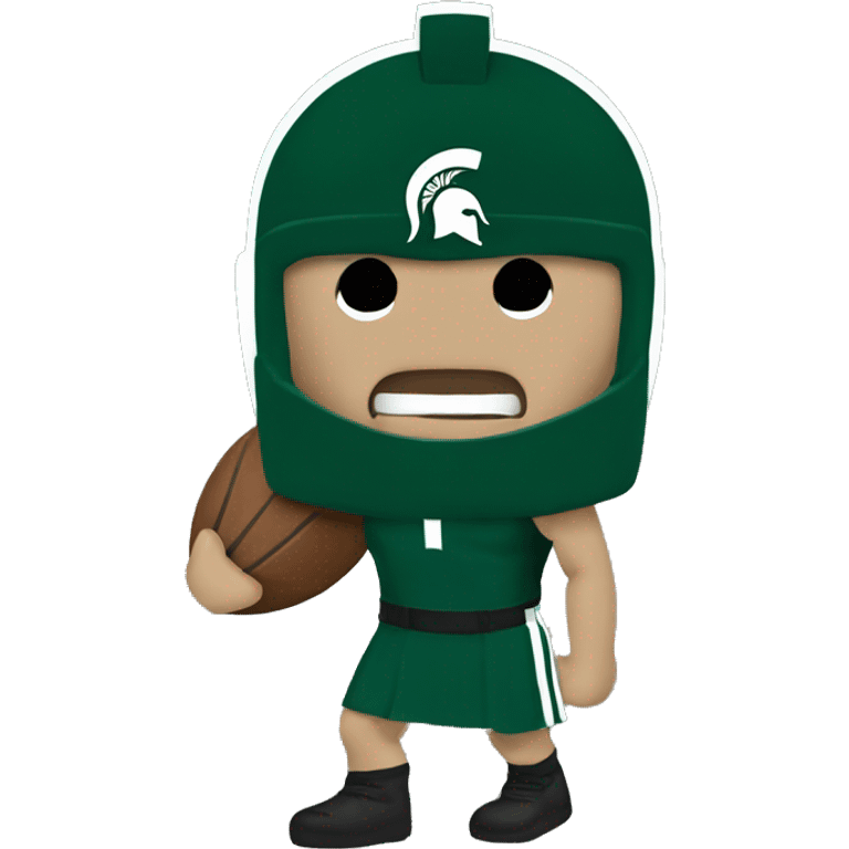 michigan state spartan emoji