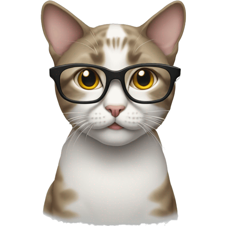 cat with glasses emoji