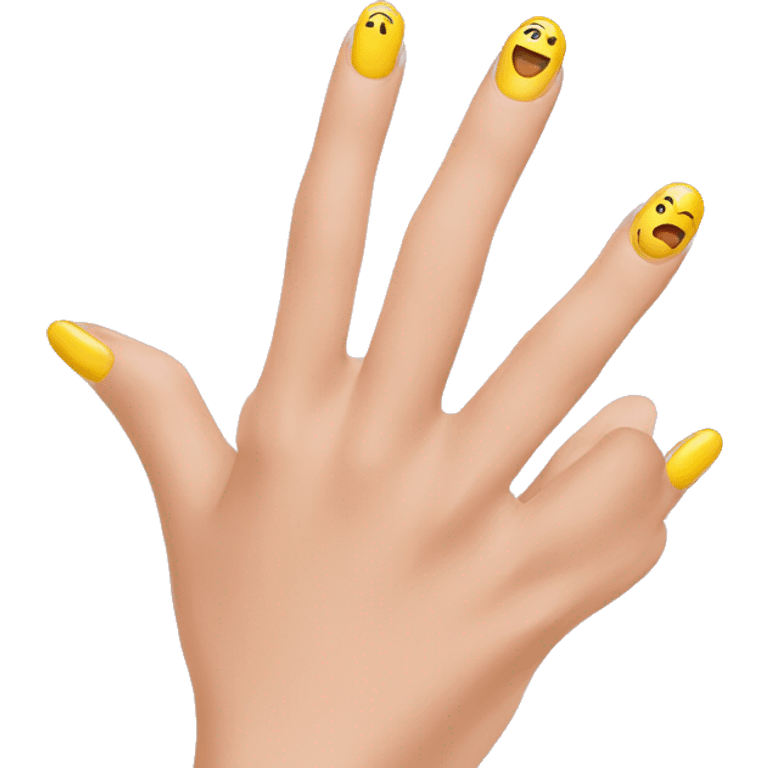 press on nails  emoji