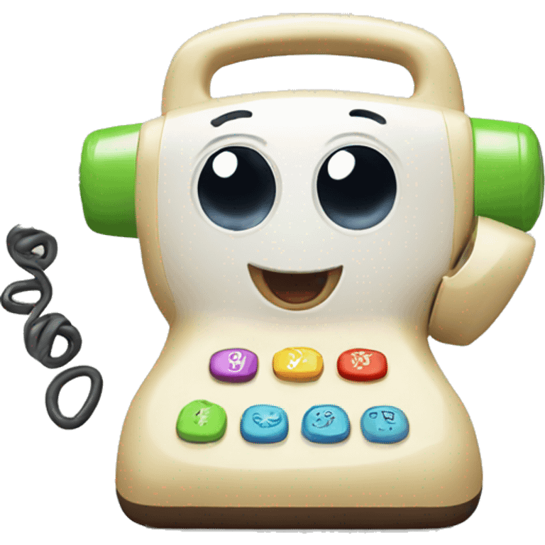 Baby toy phone emoji