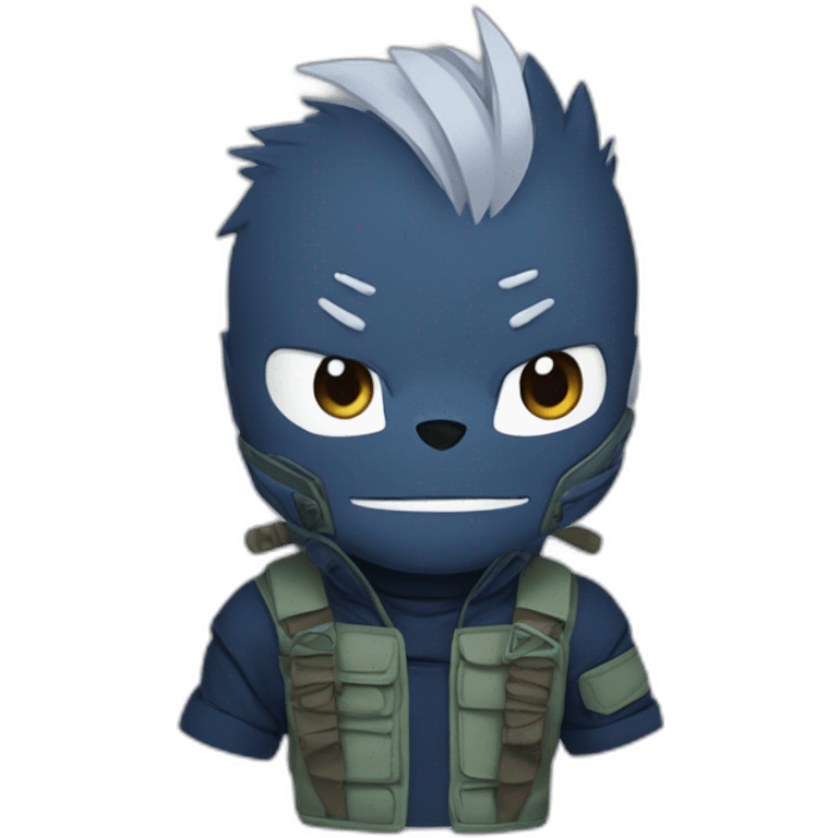 Kakashi Hatake et Stitch  emoji