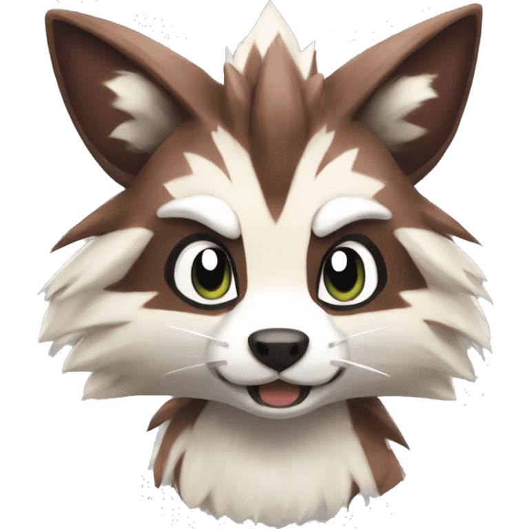 Furret Zigzagoon Lycanroc emoji